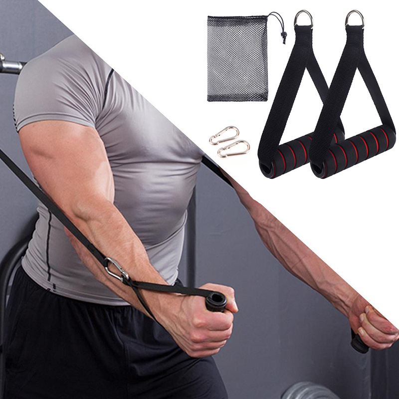 Yoga Fitness Resistance Band - 【F】Mango resistente para máquina de cable