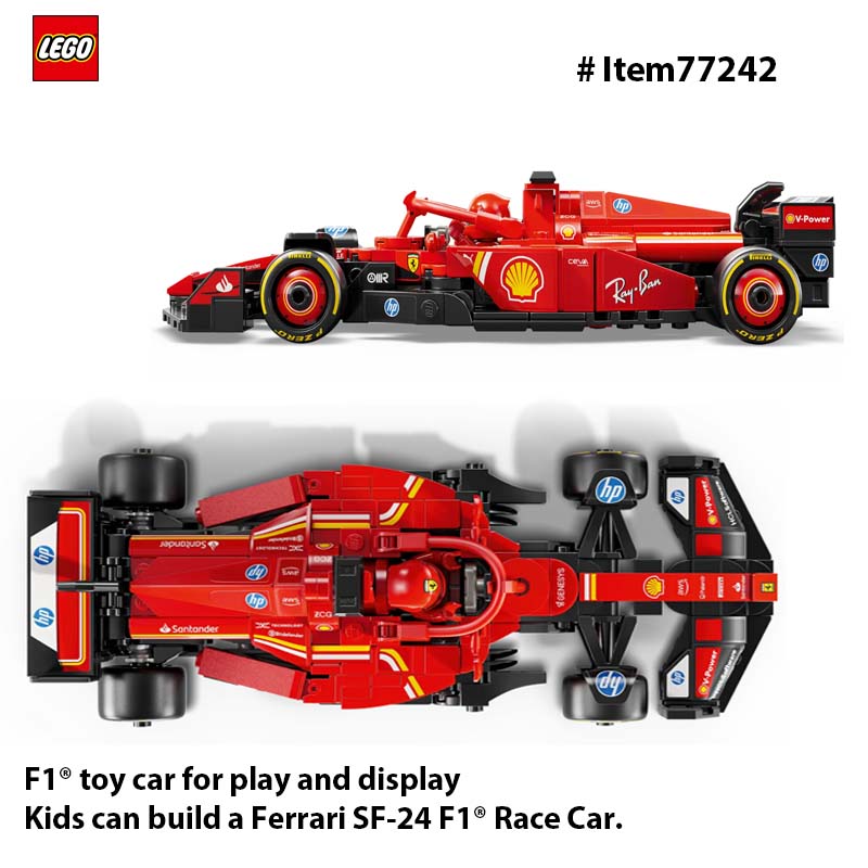 LEGO 77242 Speed Champions Fer - Victor Racket Jetspeed reseña y precio