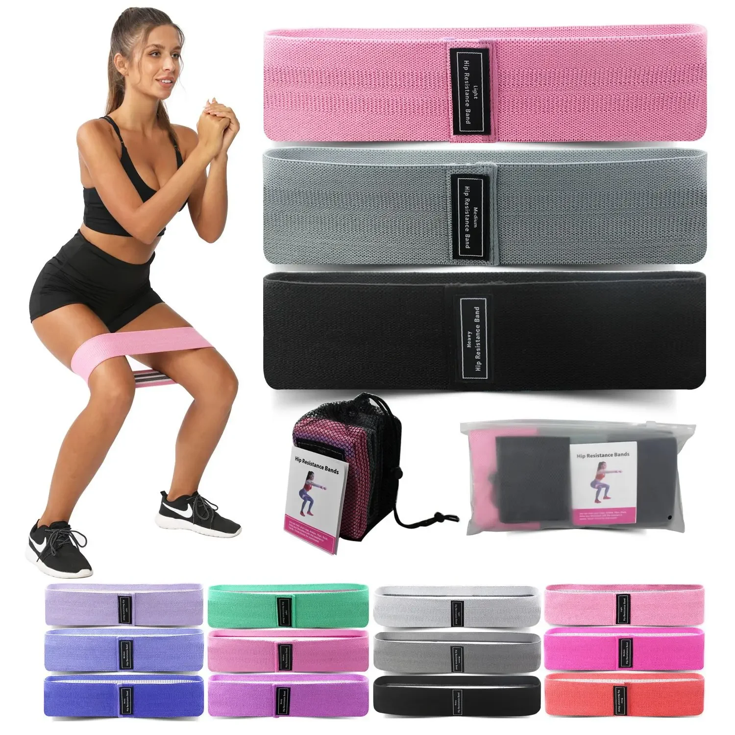 1/2/3 Uds bandas elásticas ban - Yoga Fitness Resistance Band reseña y precio
